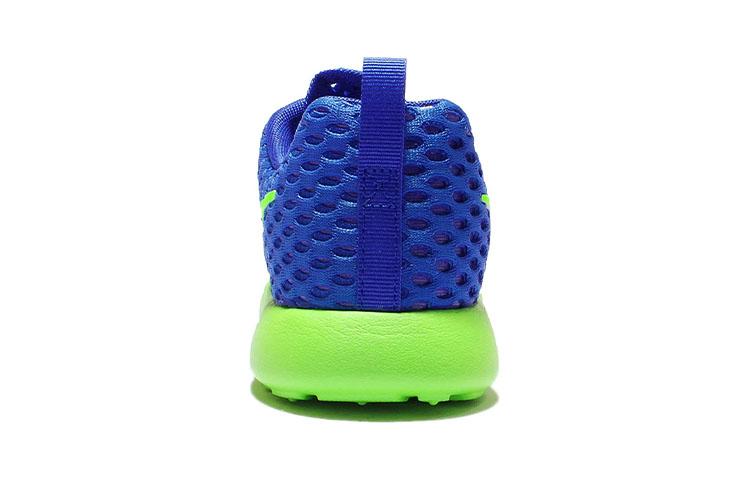 Nike Roshe One Низкие Детские Беговые Кроссовки Флуоресцентный Сине-Зеленый Дети Возраст 3 7 Лет 819690-404