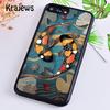Krajews Koi carp fish japanese skull tattoo Phone Case For iPhone 17 Air 16 15 14 plus 11 12 13 pro max Plus coque Fundas