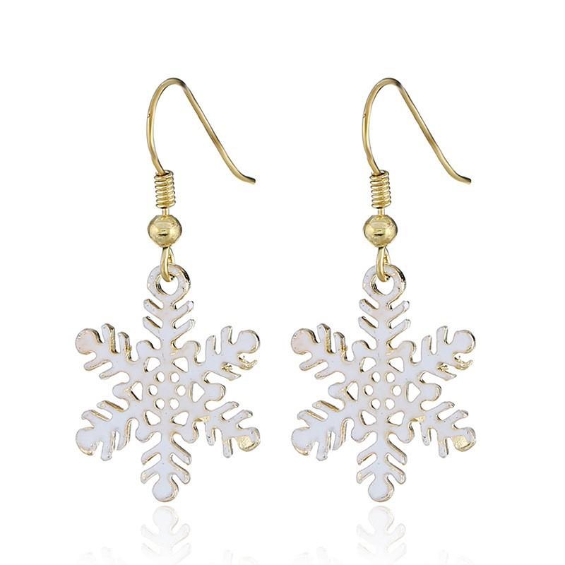 1 Pair of Ladies' Christmas Earrings, Christmas Gift for Everyday Wear, Christmas-themed Jewellery, Ladies' Accessories