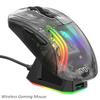 X2 Pro Wireless Gaming Mouse with RGB Charging Dock Tri-Mode 2.4G/Bluetooth/Wired Noiseless PC Laptop Mouse