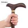 Yellow Wooden Traditional Single Joint Walking Stick Decorative Cospaly Party Wood Walking Cane Halloween Mace Wand Crosier 97cm