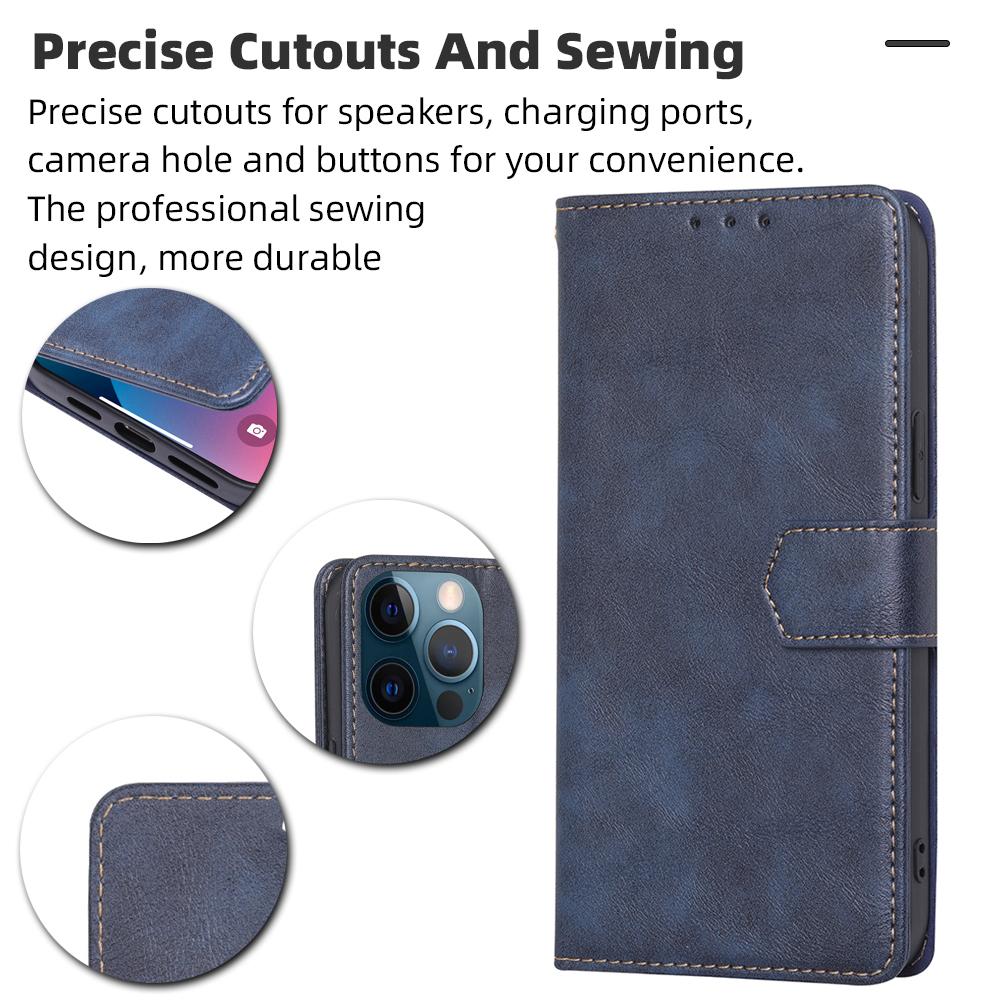 Чехол-кошелек с защитой от кражи RFID для Itel A48 Vision 1 Pro Blackview A100 Cubot X30 Tecno Spark 7, чехол из искусственной кожи, кобура с 6 слотами для карт, бампер для телефона