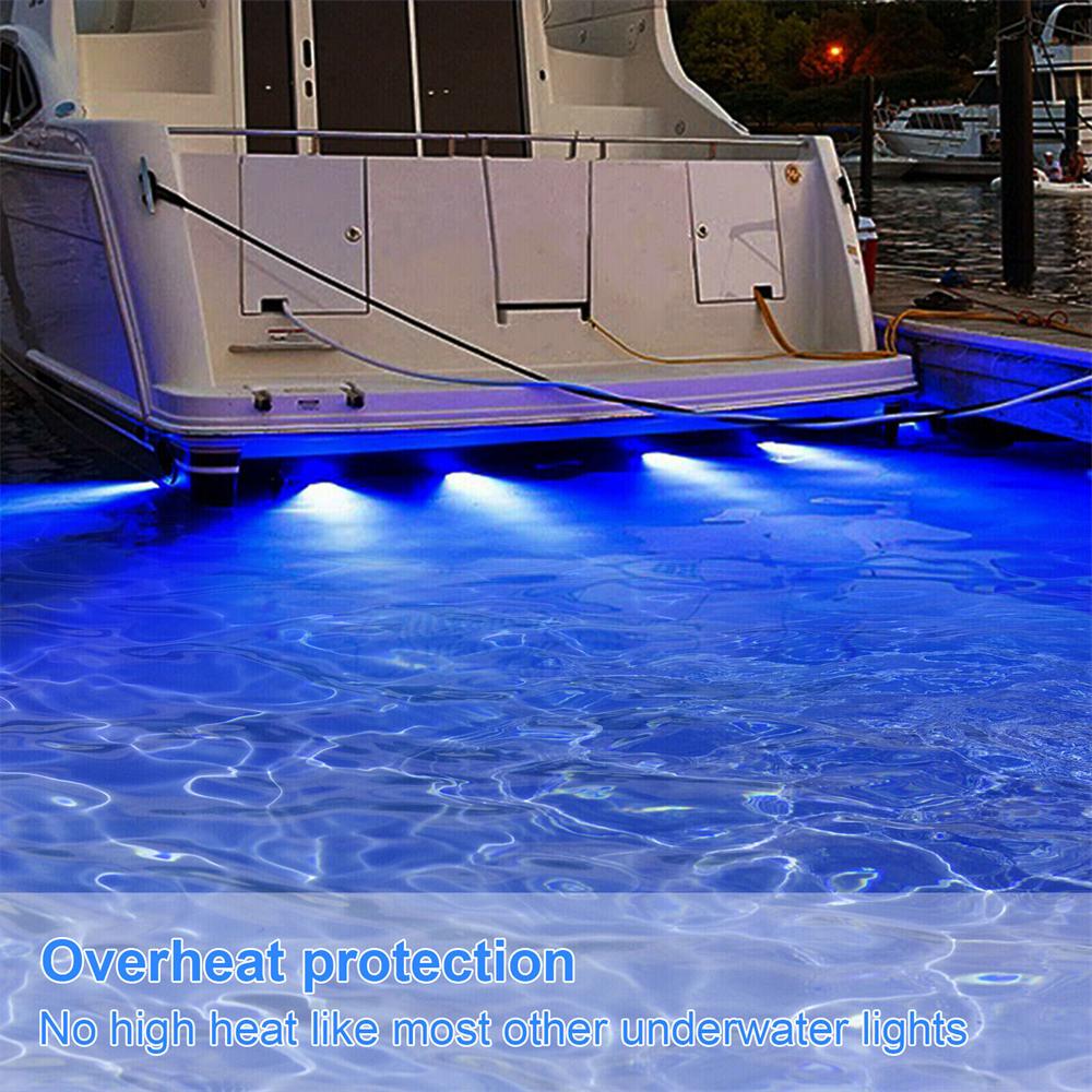 2X42 Светодиодные Подводные Яхтенные ЛОДОЧНЫЕ МОРСКИЕ Транцевые RV ФОНАРИ Нержавеющая Сталь Понтонные Навигационные Огни Яхтенная Лодочная Кормовая Якорная Лампа