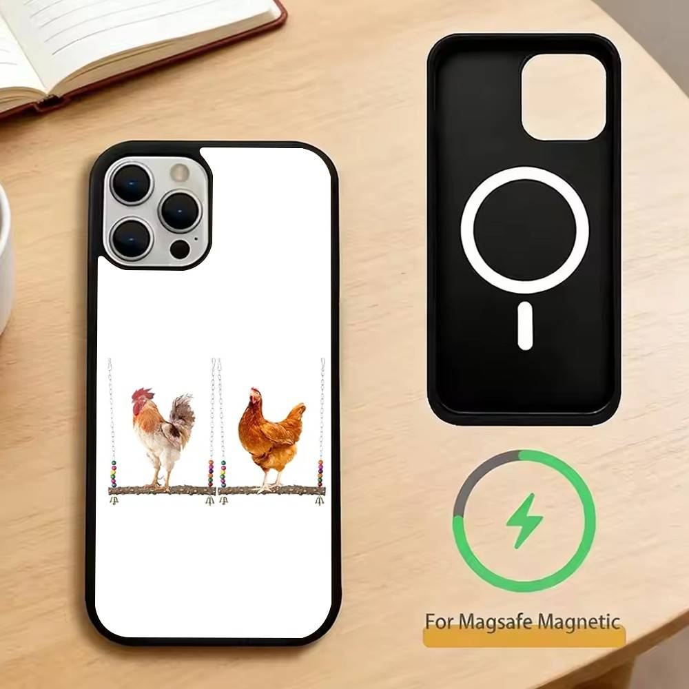 Chicken111   Phone Case For iPhone17,16,15,14,13,12,11 Plus,Pro Magnetic For Magsafe Wireless Charging