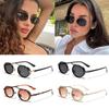 Защита UV400 Овальные солнцезащитные очки с небольшой металлической оправой Очки в стиле ретро Y2K для женщин и мужчин