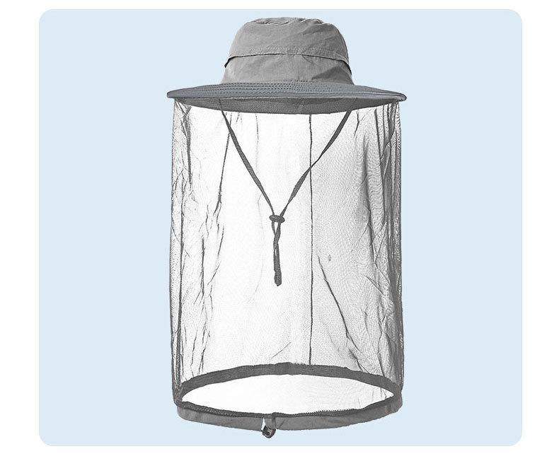 Унисекс летняя шляпа от солнца: Сетчатый, Защита от комаров, Быстросохнущий, Водонепроницаемый, Идеально подходит для рыбалки и альпинизма