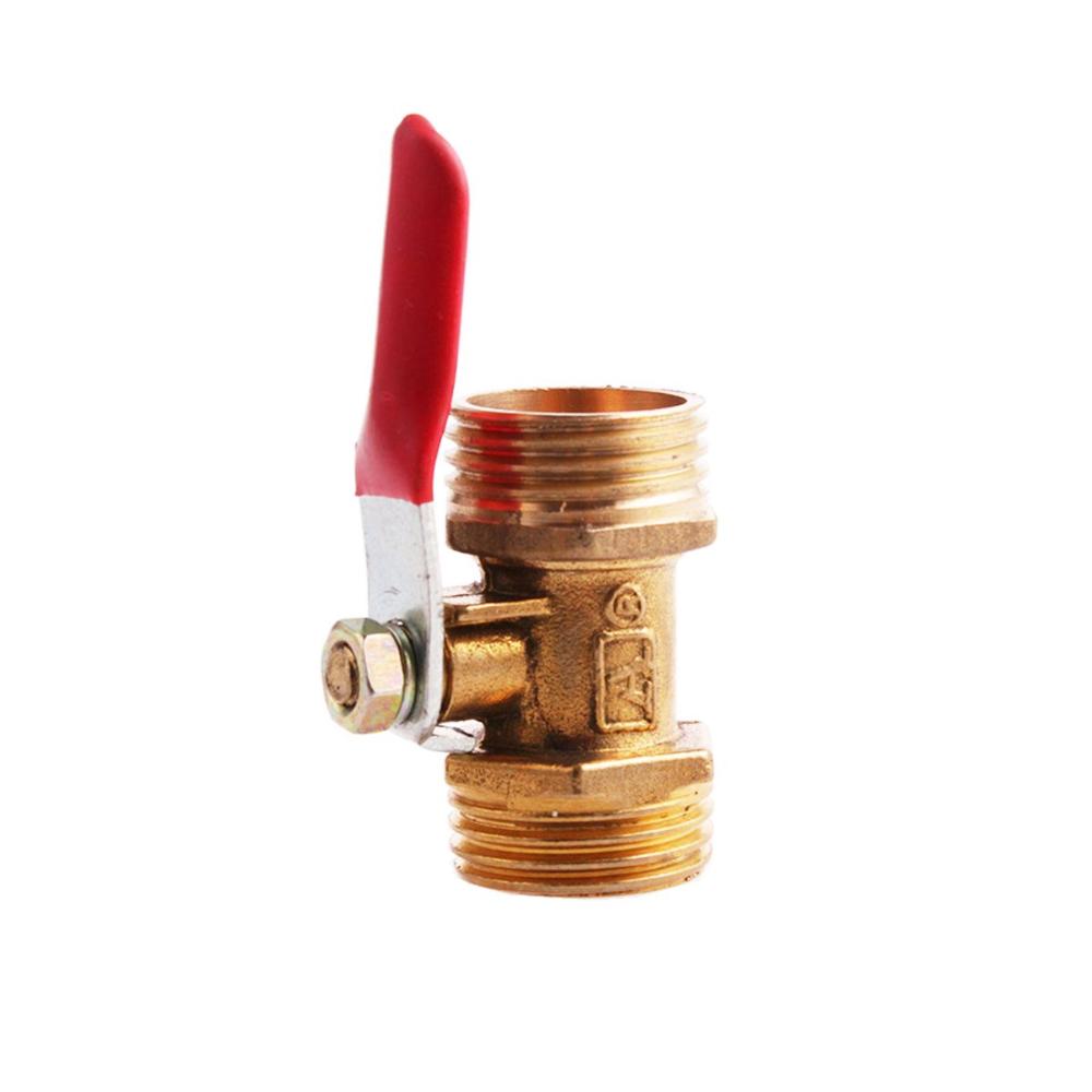 Соединитель для шланга с полным портом Переключатель воздушного компрессора Шаровой кран Фитинги для труб Резьба наружная к наружной