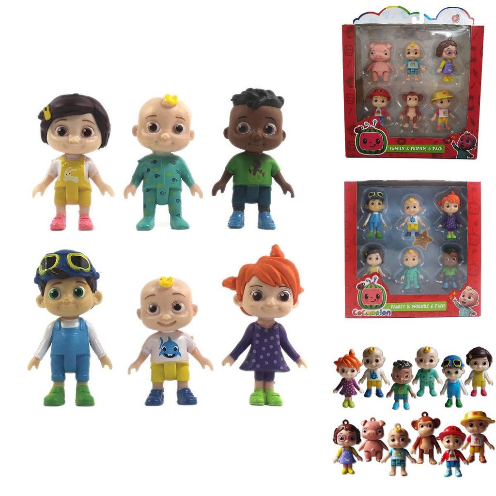 Detailed Cocomelon Jj Figure Play Set Miniatures Cake Topper Collectible Model