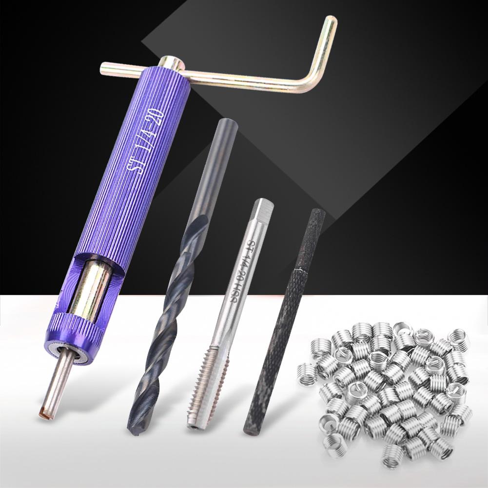 50 шт. Набор вставок из нержавеющей стали для резьбы, набор инструментов для установки 1420UNC*1.5D