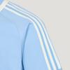 adidas Унисекс поло с принтом в виде футбольного мяча и тремя полосками