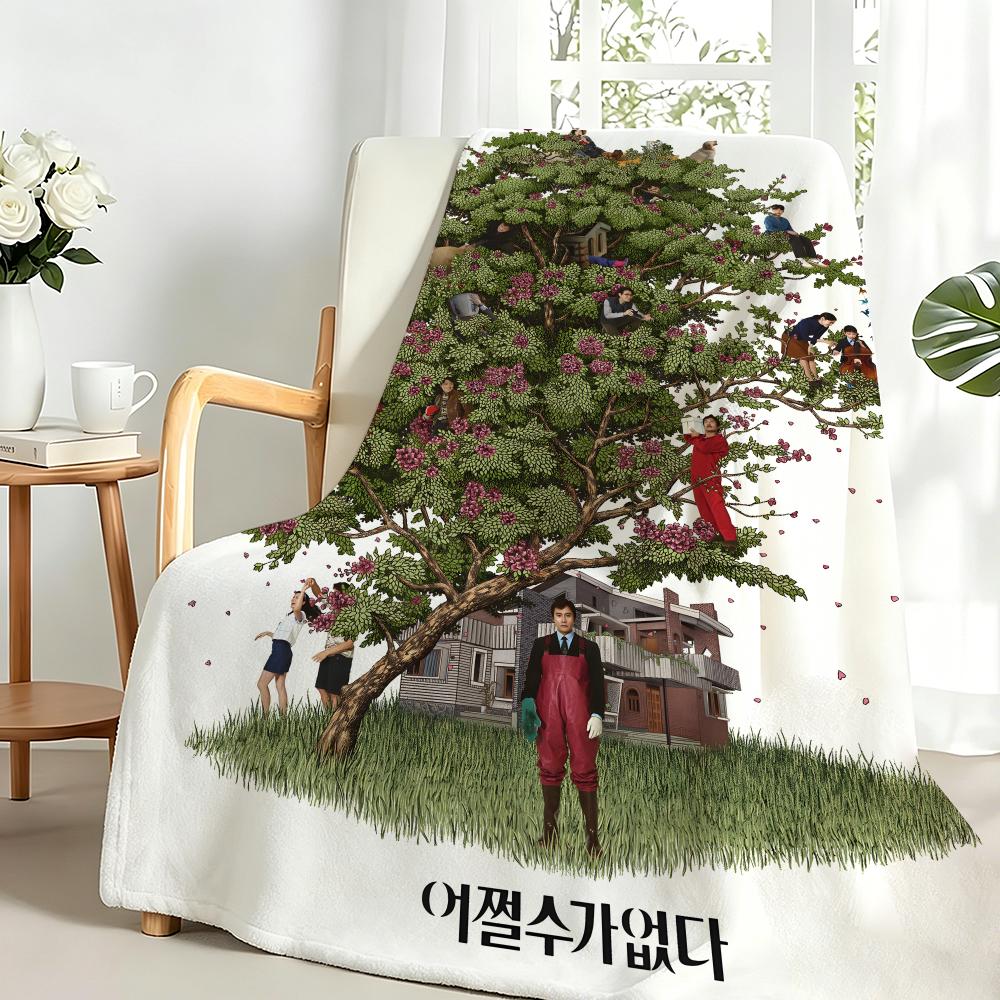 Manga N-NoOtherChoice Throw Flannel Blanket Perfect for Sofa Office Bed Travel Sleep Read Relax Camping four season use