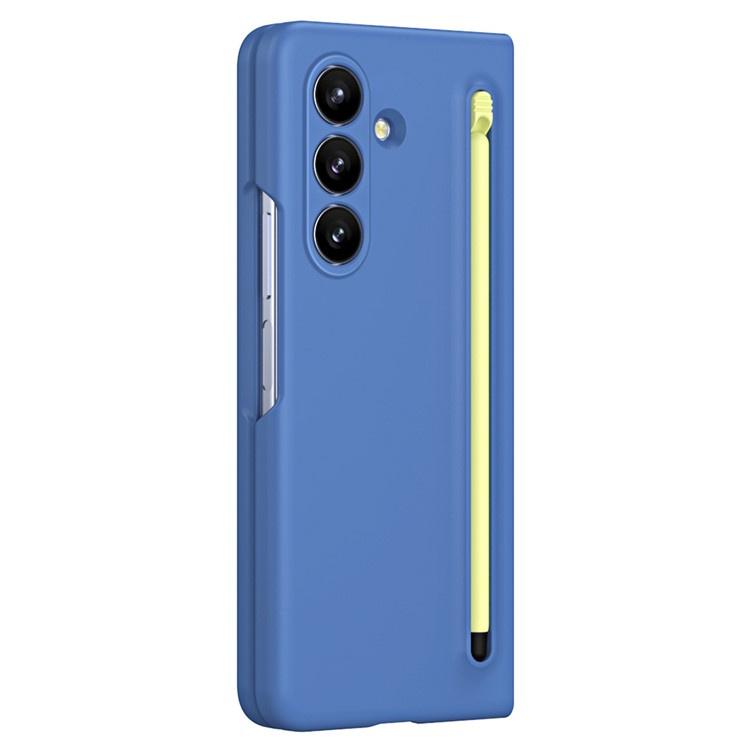Case with glass and stylus for Samsung Galaxy Z Fold7 - blue