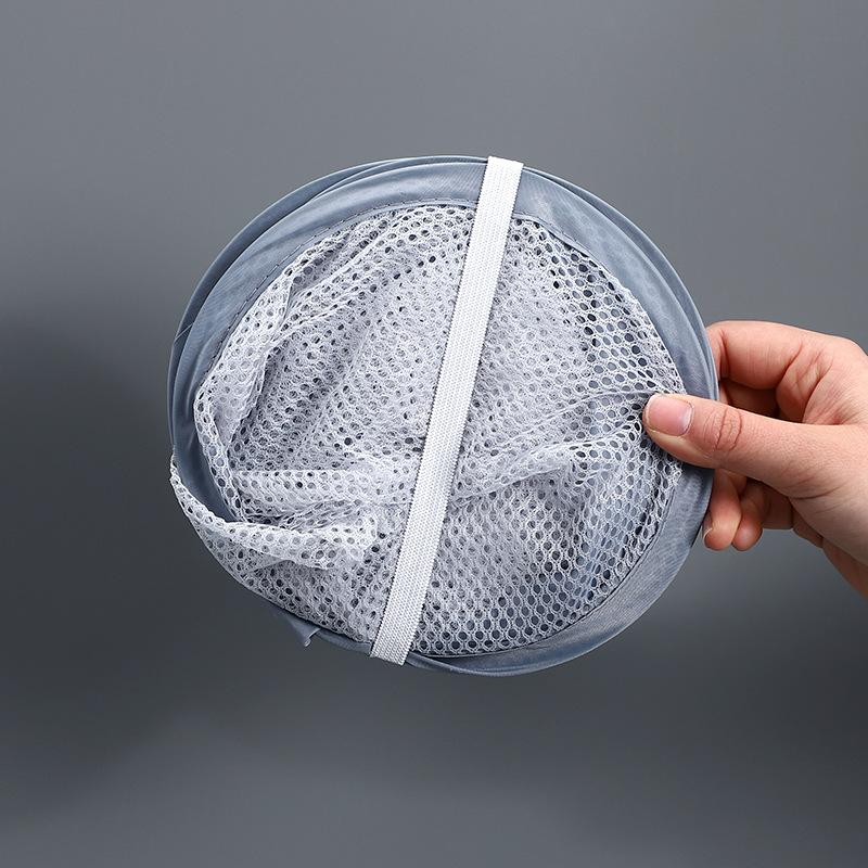 Складная корзина для белья-органайзер для грязной одежды, одежды для ванной, сетчатая сумка для хранения, бытовая настенная подвесная корзина, ведро с рамкой