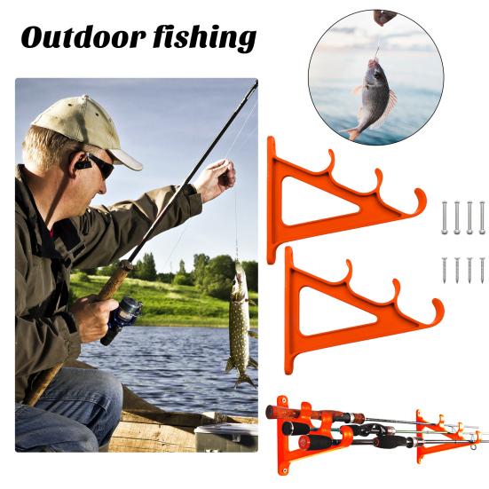 Держатель для удочек Высокая стабильность Гладкий край Износостойкий Многоразовый Простая установка Экономия места ABS Органайзер для удочек Стойка