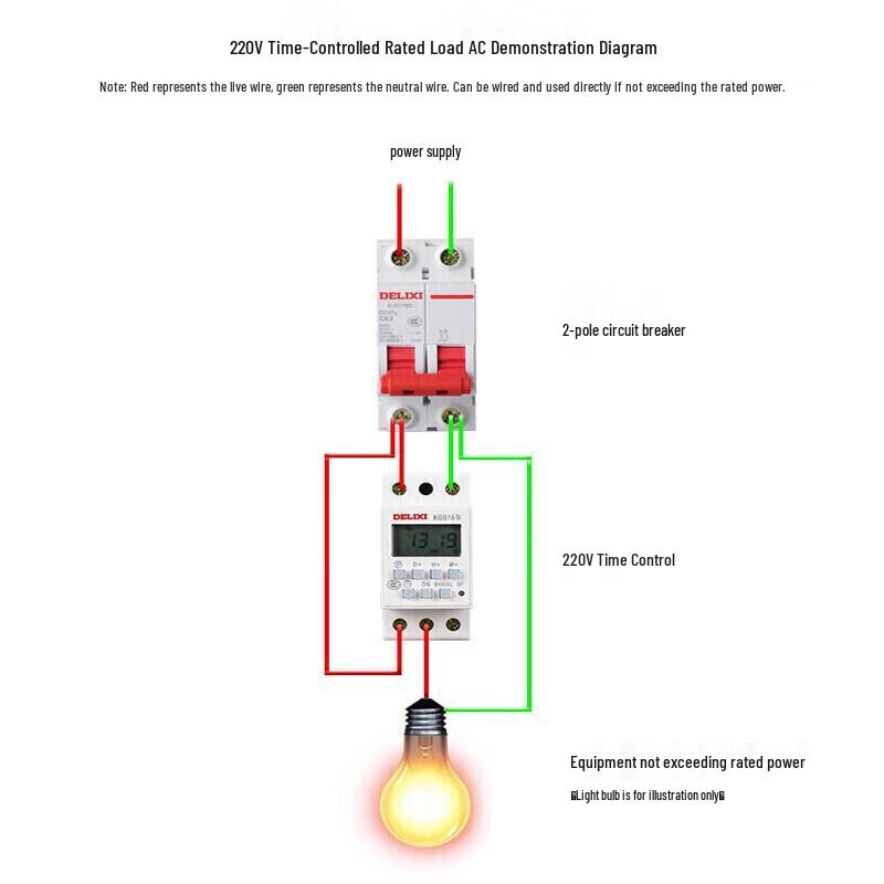 DELIXI ELECTRIC Microcomputer Rail-Mounted Timer Switch