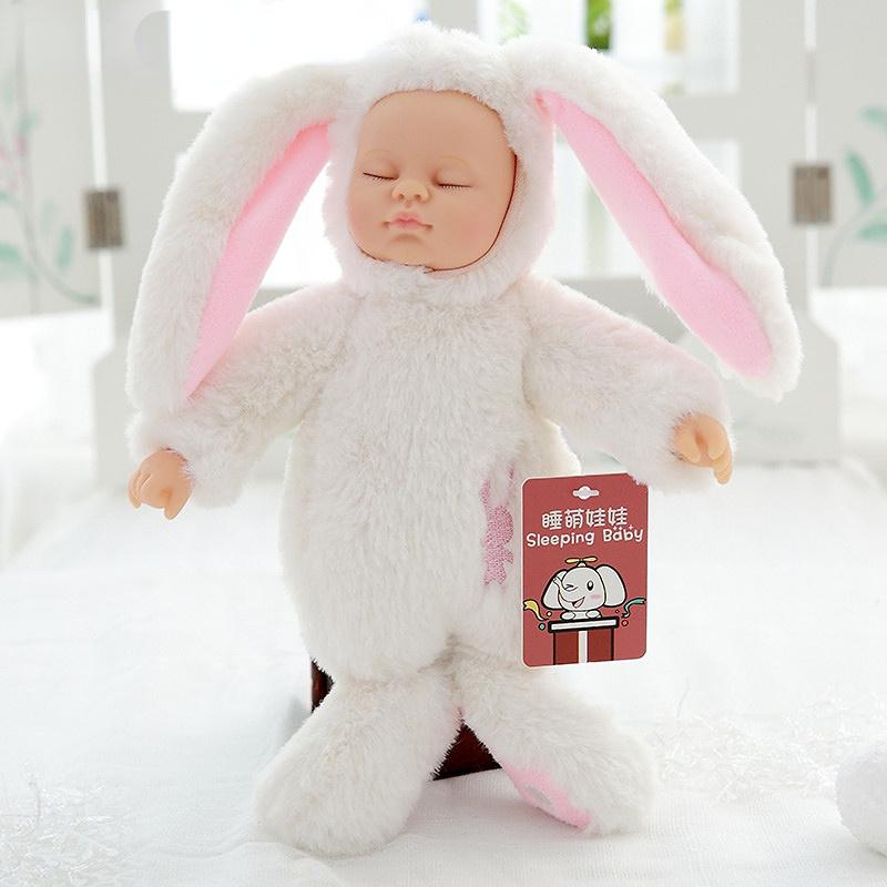 Cute Plush Rabbit Toy Stuffed Bunny Bear Newborn Baby Toy Bjd Baby Doll Baby Kids Appease Toys Children Gift