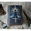 Journal  Gothic Grimoire Notebook  Handmade Occult Diary  Witchy Tarot Card Sketchbook  Dark Fantasy Spell Book Gift.