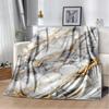 2025 New Style Colour Gold Marble Luxurious Blanket,Soft Throw Blanket for Home Bedroom Bed Sofa Travel Picnic Cover Kid Gift
