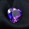 Natural Purple Tanzanite Loose Gemstone 9.65 ct Heart Cut for Jewelry Making and Gem Collections