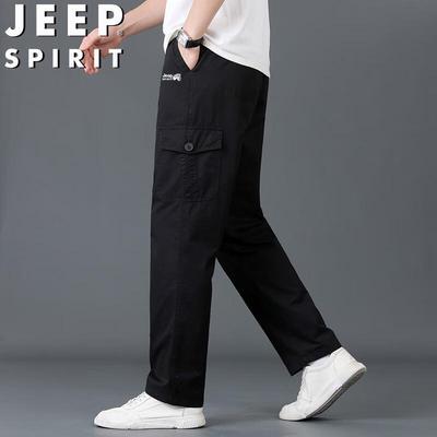 Мужские свободные прямые брюки карго JEEP SPIRIT