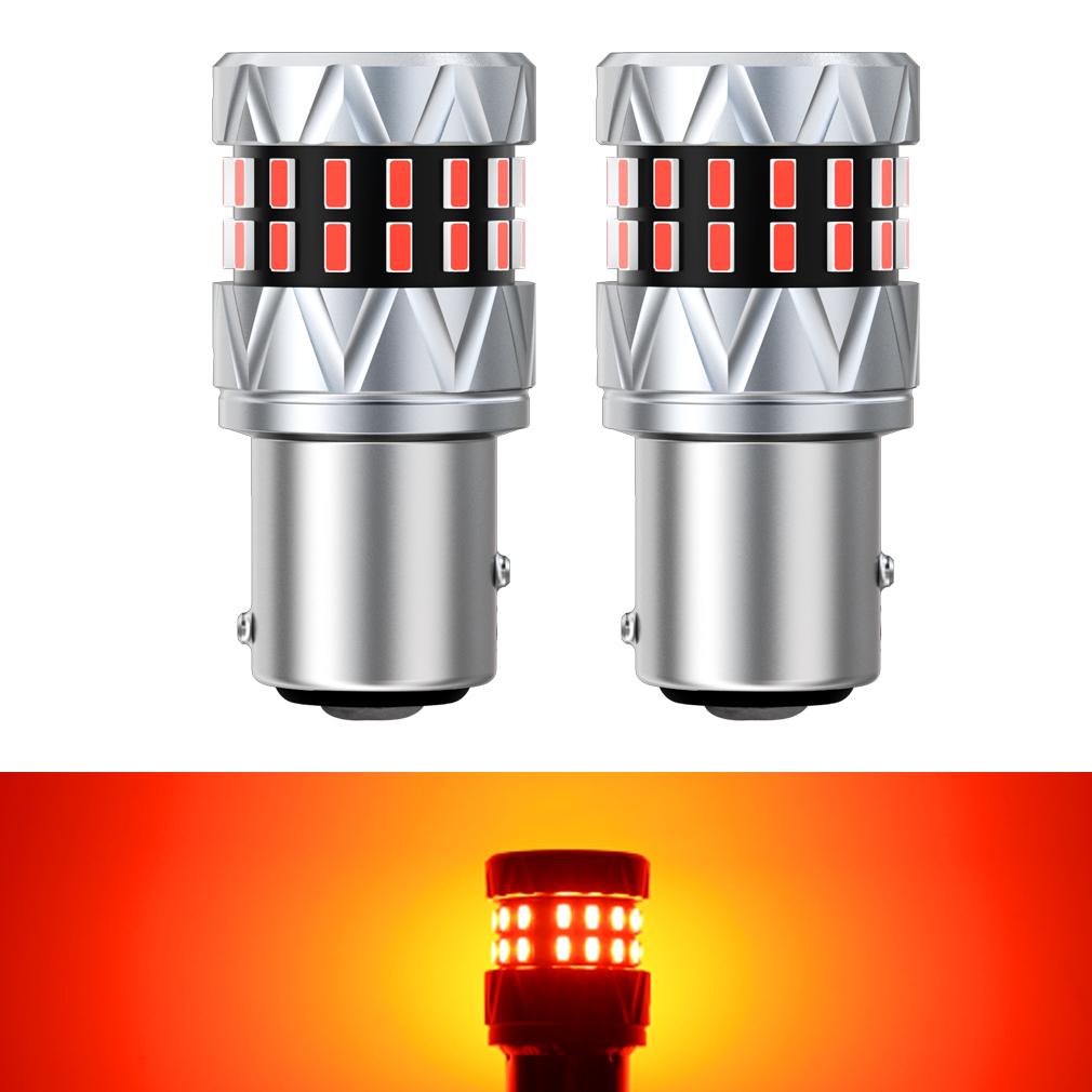 2 шт. P21W Led 1156 BA15S PY21W BAU15S BAY15D P21/5W 1157 Светодиодные лампы T20 7440 W21W WY21W 7443 W21/5W 42SMD Автомобильный указатель поворота Задний тормоз Авто лампа
