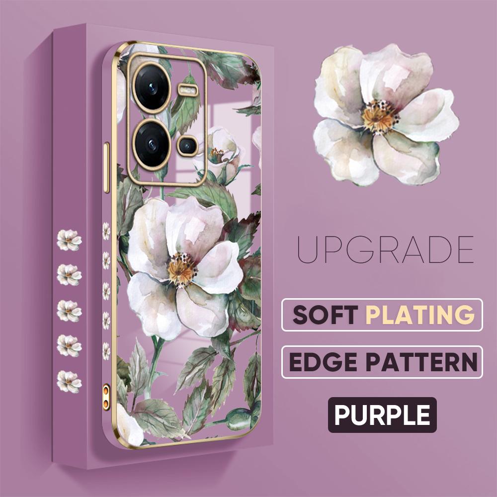 Чехол с цветочным покрытием пиона для Realme 10 C11 8 9 HUAWEI P40 Pro P30 Mate 40 Nova Honor 8i 50 Lite VIVO V23E V25 Y21 Y21S Y02 OPPO A31 A15, чехол