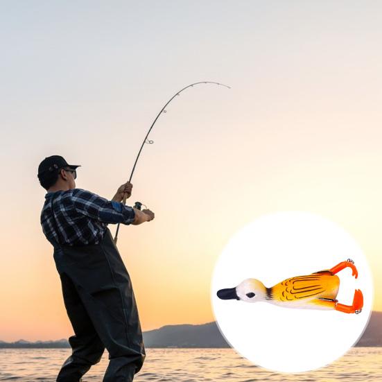 8 см, 9,5 г, 3D спиннер, наживка для утки, яркий внешний вид, яркий цвет, рыболовная приманка, утенок, плавающая шлепающаяся ножка, жесткие рыболовные снасти