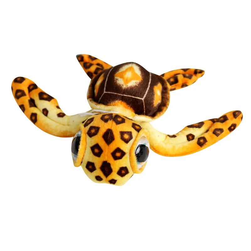 Simulation Tortoise Plush Toys Pendant Sea Turtle Soft Cute Keychain Animal Doll Stuffed Keyring Car Bag Pendant Children Gift