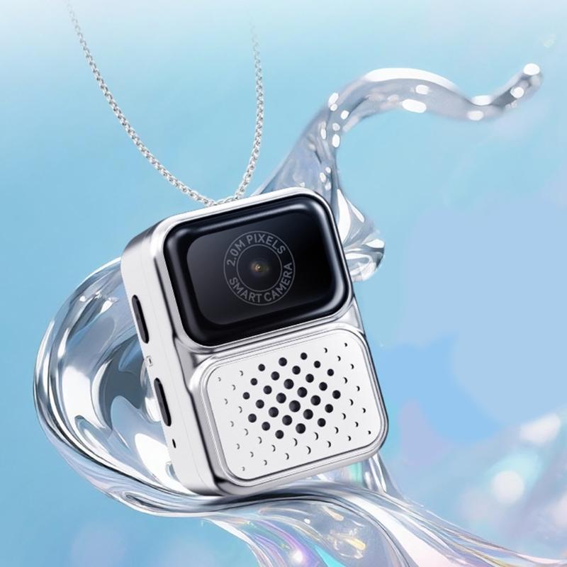 Thumb Necklace Camera 32GB Memory Card Compactly Wearable Keychain Camera For Photos Videos And Trendy Outfits Decors