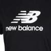 New Balance Женская футболка с коротким рукавом SPORTS ESSENTIALS с логотипом из джерси, черная, WT41502 BK