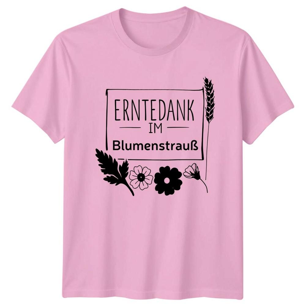 Erntedank Im BluUnisexstrau Unisexs TShirt Flower Bouquet Autumn Gift For Her