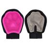 1PCS Pet Dog Cat Breathable Massage Glove Grooming Hair Comb Cleaning Bath BrushPink