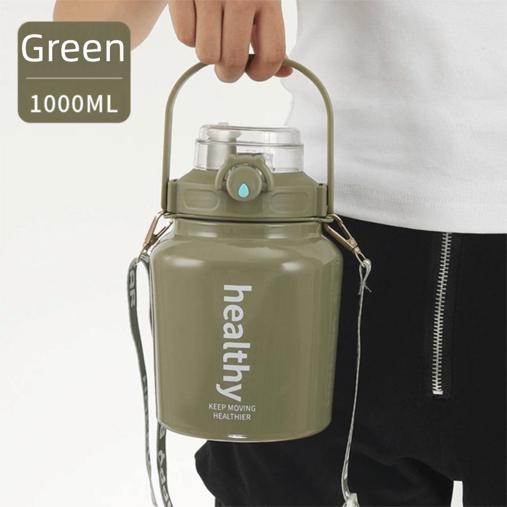 Термос из нержавеющей стали, вакуумная кружка, большая емкость, спортивная бутылка для воды, термокружка для детей