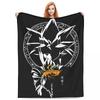 Blue-Eyes White Dragon Blankets Japanese Anime Yu-Gi-Oh Fuzzy Funny Warm Throw Blanket for Home Restaurant Winter