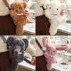 Sheep Rabbit Bear Elephant Plush Single Shoulder Crossbody Bag Animal Toy Doll