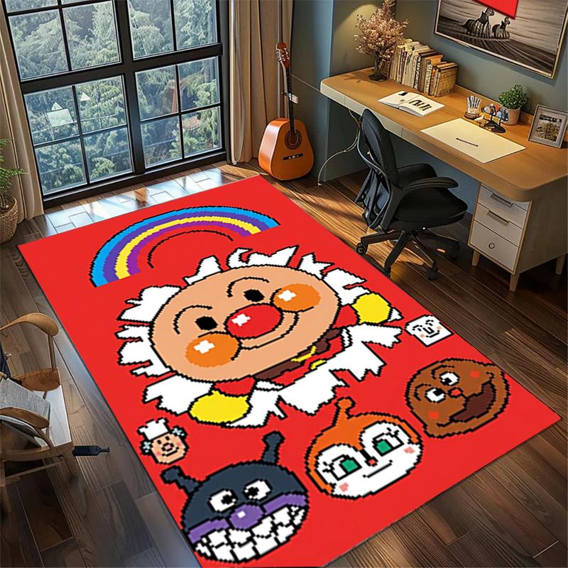 Non Slip Washable Bread Superman Rug Large Area Carpet for Bedroom Gamer Room Home Decor