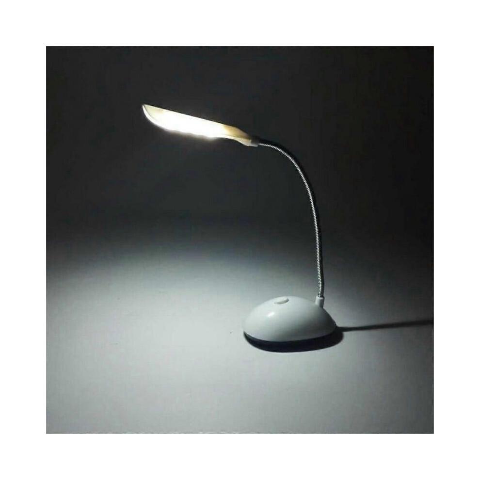 LED Light Table Lamp, Desk Lamp, Eye Protection Lamp, Reading 360 LED Rotating LED Light Table Lamp, White, 1 Pcs