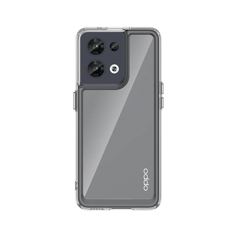 Чехол для телефона Oppo Reno 7 8 Pro T 10 5G, прочная рамка из ТПУ и акриловая задняя крышка, противоударная защита для вашего жесткого телефона