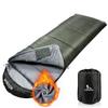 Sleeping Bag for Envelope Winter Sleeping Brushed 240T Waterproof Cold 4 In 1 Fully Comes with Storage for Mountain Sleeping In the Disaster
