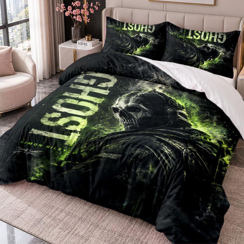 Call of Duty 3Pcs Bedding Set Duvet Cover With Two Pillowcases For Bedroom Home Decoration