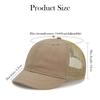 Breathable Mesh Peaked Cap Trendy Sunscreen Hat Soft Short Brim Baseball Cap  Unisex