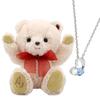 Petit Luu Tete Bear Heart January & Necklace, 4S, 12cm, (Normal)