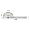 Math Craftsman Stainless Steel 180 Degree Rotary Angle Finder Protractor Measuring Ruler