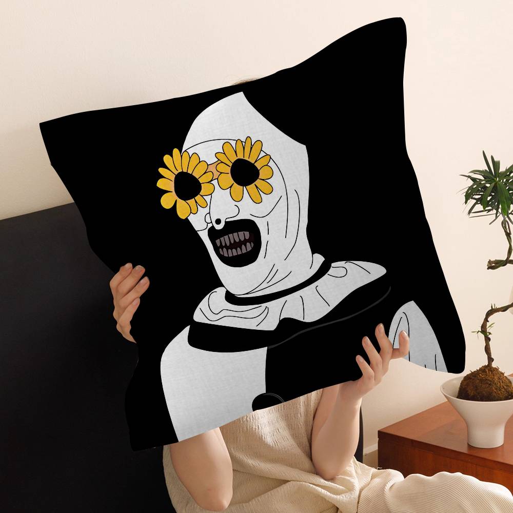 Film Funny TTerrifier Horror pillow cover sofa cushion cover home room decoration children gift