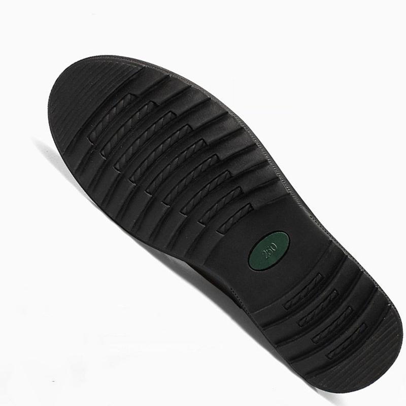 Business Leather Shoes Men Padded Non-slip Casual Soft Bottom Korean Version of The Shoes Men