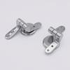 Toilet Seat Hinge Zinc Alloy Tightening Toilet Lid Hinge Bathroom Hardware Toilet Replacement Part Easy To Install