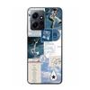 C-Conan Gray Wishbone Phone Case For Redmi 12 13C 12C 15C 9 10 10C Note 13 Pro Plus 14 15 Pro 9T 9C 9A TPU Soft Cover Clear Cell