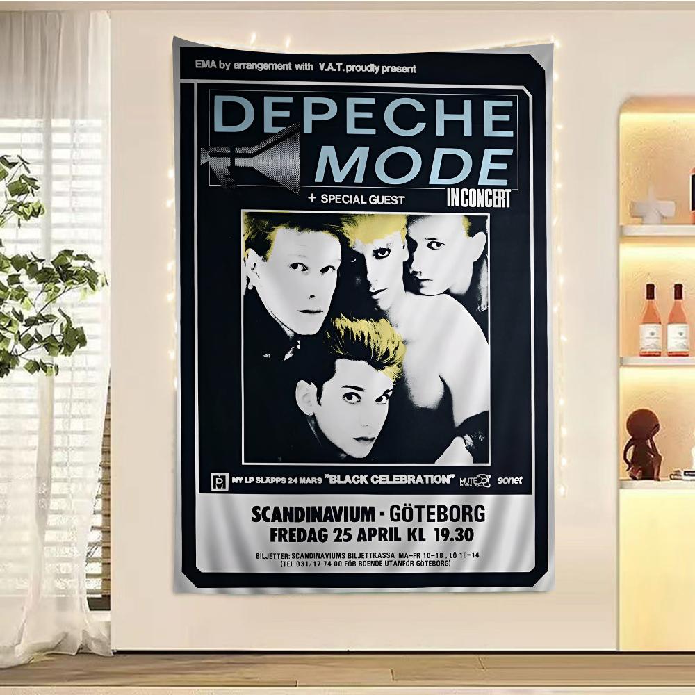 Звезда-вокалист Depeche Mode Цветной Настенный Гобелен Богемные Настенные Гобелены Мандала Настенные Полотна