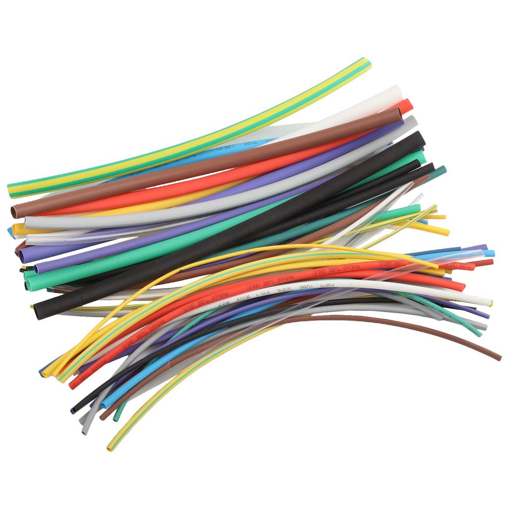 Supplies Heat Shrink Tube Tubing Wire Electrical Equipment Heatshrink Kit Polyolefin Set 2:1 5 Sizes Practical