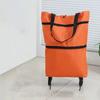 Waterproof Grocery Bag Oxford Cloth Shopping Trolley Foldable Shopping Bag with Wheel  Supermarket